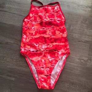 TYR Durafast Admiral Tie Dye Ringback swimsuit